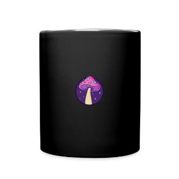 Magic Mushroom LSD Space Shroom Drug - Tasse einfarbig - Schwarz - Vorne