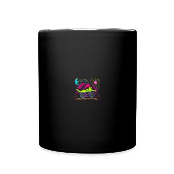 Bicycle Day 1943 LSD Acid Hofmann Trip - Tasse einfarbig - Schwarz - Vorne