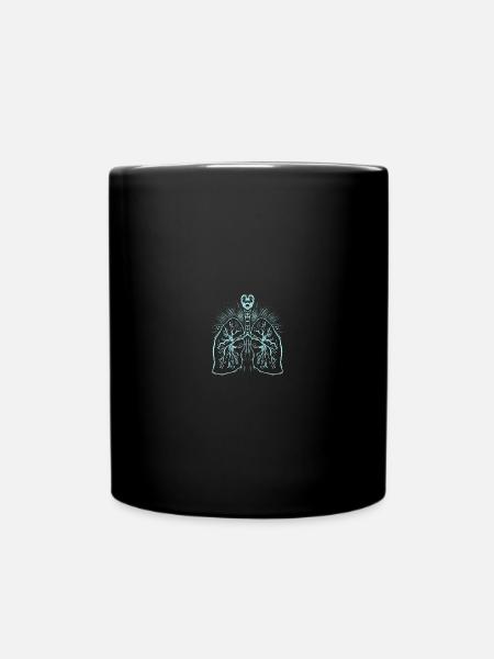 Lung Anatomy - Medicine - Tasse einfarbig - Schwarz