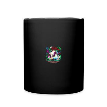 Psychedelic Magic Mushroom - Space Shroom - Tasse einfarbig - Schwarz - Vorne