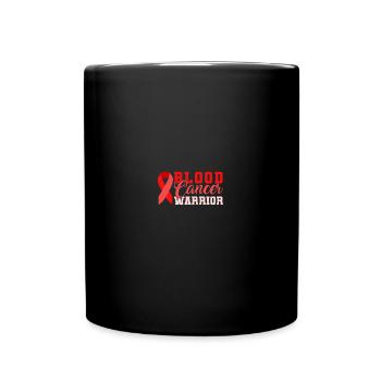 Blood Cancer Warrior - Tasse einfarbig - Schwarz - Vorne
