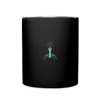 Microbiology Virus - Tasse einfarbig - Schwarz - Vorne