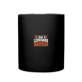 I Am A Leukemia Warrior Blood Cancer Survivor - Tasse einfarbig - Schwarz - Vorne