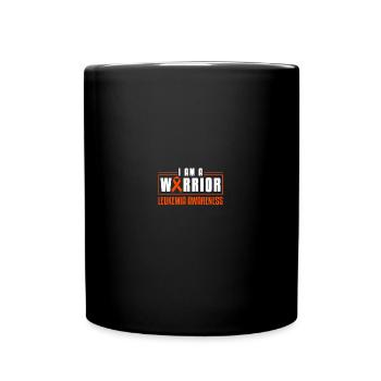 I Am A Warrior Leukemia Awareness - Tasse einfarbig - Schwarz - Vorne