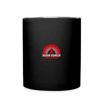 Blood Cancer Awareness Red Ribbon - Tasse einfarbig - Schwarz - Vorne