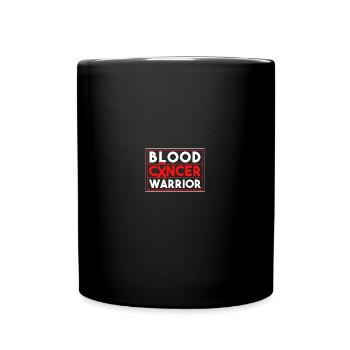 Blood Cancer Warrior Fighter - Tasse einfarbig - Schwarz - Vorne