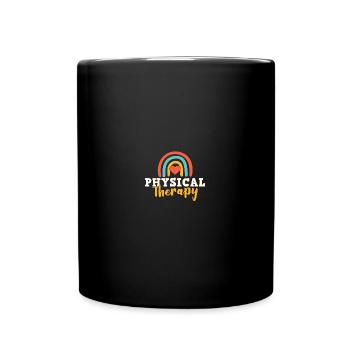 Physical Therapy Rainbow PT - Tasse einfarbig - Schwarz - Vorne