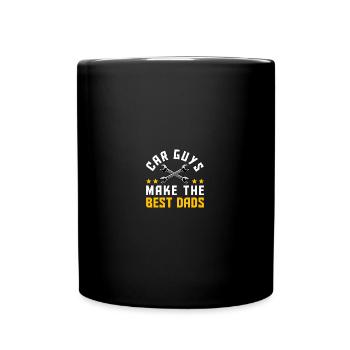 Car Guys Make The Best Dads - Tasse einfarbig - Schwarz - Vorne