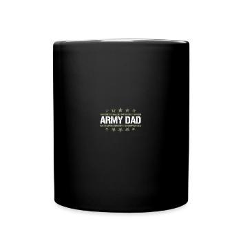 US Army Dad Military Veteran - Tasse einfarbig - Schwarz - Vorne