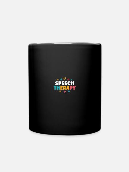 Speech Language Pathologist Better Hearing & - Tasse einfarbig - Schwarz