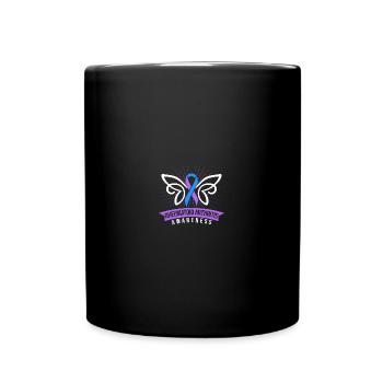 Rheumatoid Arthritis Awareness - Tasse einfarbig - Schwarz - Vorne