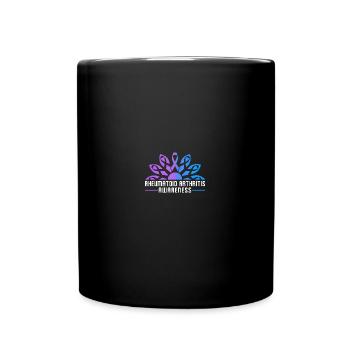 Rheumatoid Arthritis Awareness Ribbon - Tasse einfarbig - Schwarz - Vorne
