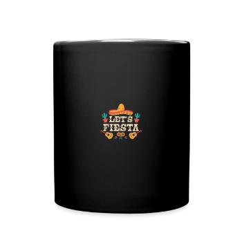 Let's Fiesta Cinco De Mayo Squad - Tasse einfarbig - Schwarz - Vorne