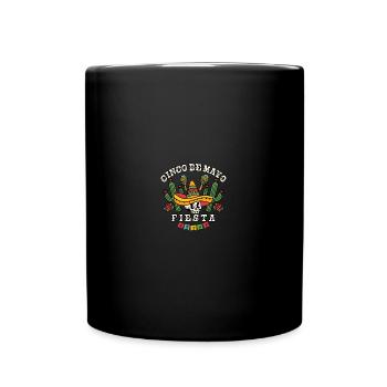 Cinco De Mayo Fiesta Sombrero Decorations - Tasse einfarbig - Schwarz - Vorne