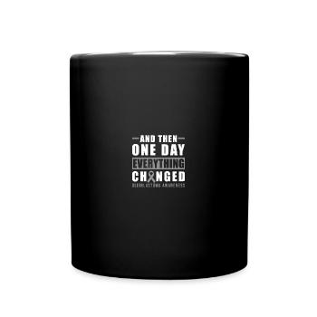 Gray Ribbon Glioblastoma Multiforme Awareness - Tasse einfarbig - Schwarz - Vorne