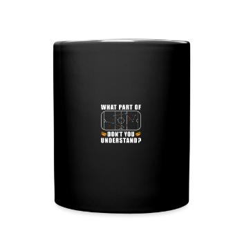 Ice Hockey Strategy Penalty Box Hockey - Tasse einfarbig - Schwarz - Vorne