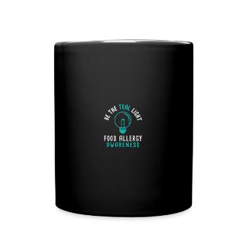 Be The Teal Light Food Allergy Awareness - Tasse einfarbig - Schwarz - Vorne