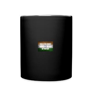 coldest summer of the rest of your life india - Tasse einfarbig - Schwarz - Vorne