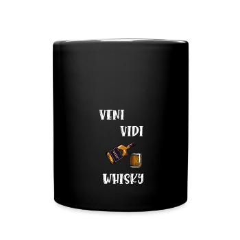 veni vidi whisky - Full Colour Mug - black - Front