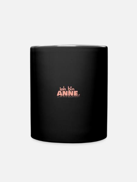 Anne - Tasse einfarbig - Schwarz