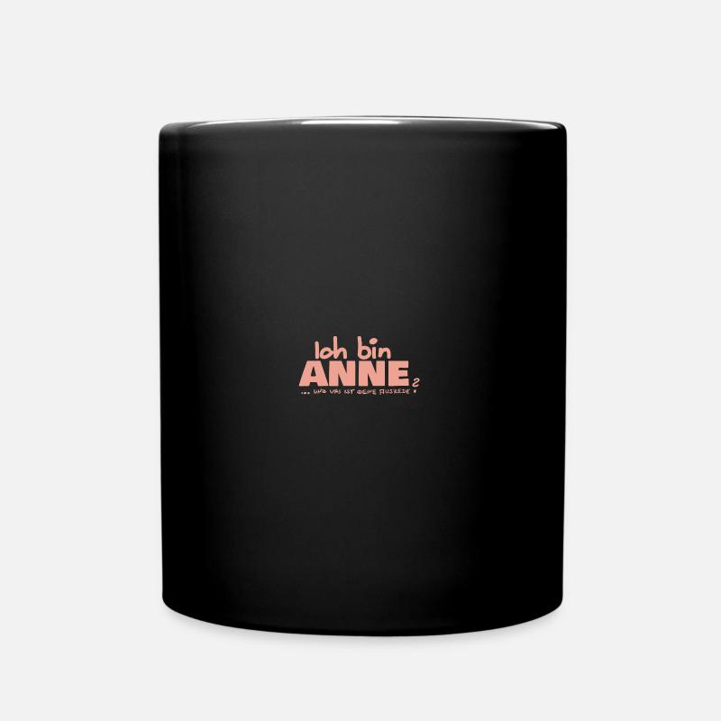 Anne - Tasse einfarbig - Schwarz