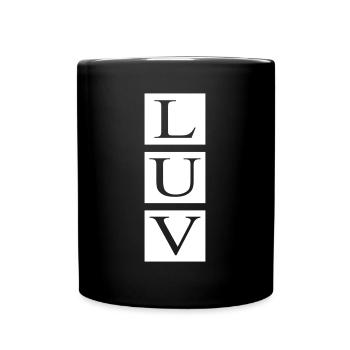 Chemise LUV - Mug uni - noir - Devant