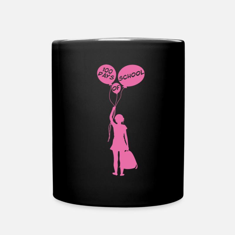 Joyeuse fête de célébration de l’école des 100 jours - Mug uni - noir