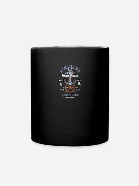 Boat anchor - Full Colour Mug - black