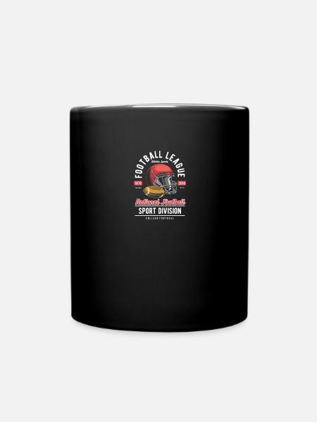 Football League - Full Colour Mug - black