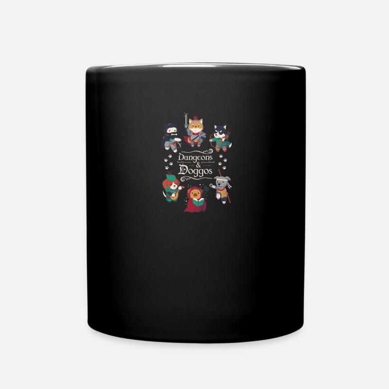 Donjons et doggos - Mug uni - noir