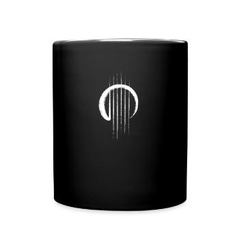 Gitarre Saiten Enso Japan Zen Kreis Gitarrist - Tasse einfarbig - Schwarz - Vorne