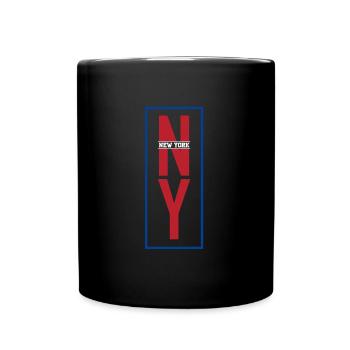 New York - Full Colour Mug - black - Front