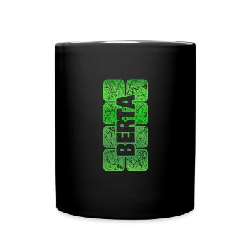 Nom de la fille Berta - Mug uni - noir - Devant