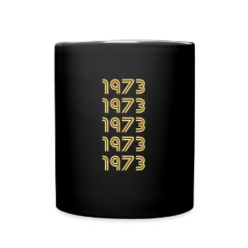 Year of birth: 1973 - Full Colour Mug - black - Front
