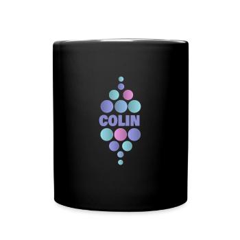 Cadeau pour Colin - Mug uni - noir - Devant