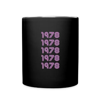 1978 - Tasse einfarbig - Schwarz - Vorne