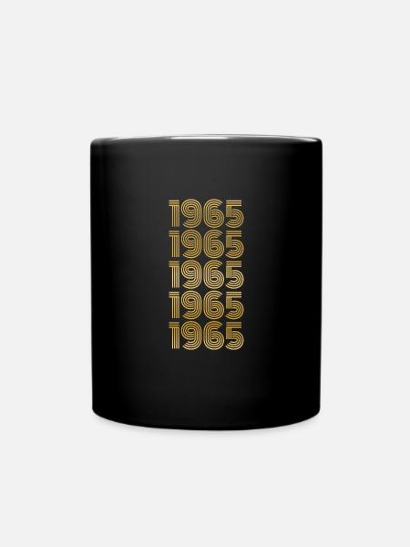 Hund 1965 - Tasse einfarbig - Schwarz
