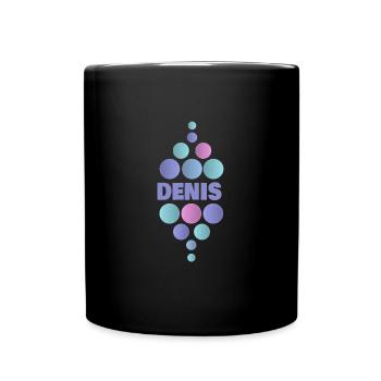 Denis comme prénom - Mug uni - noir - Devant