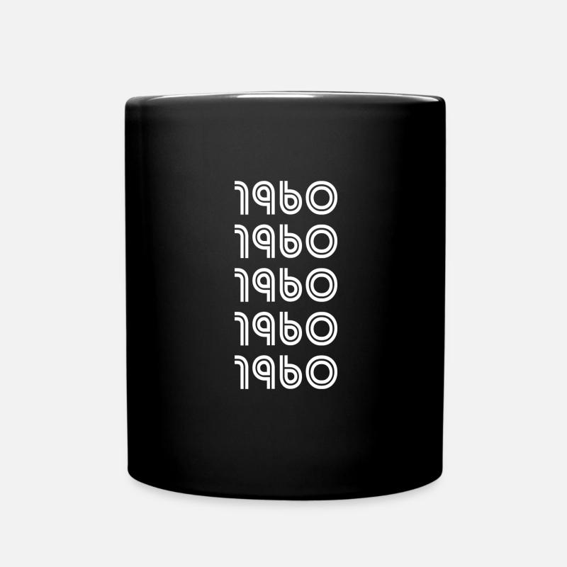 Geburtsjahr 1960 - Tasse einfarbig - Schwarz