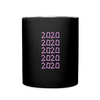 2020 - Tasse einfarbig - Schwarz - Vorne