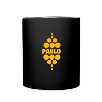 Geschenk für Pablo - Tasse einfarbig - Schwarz - Vorne