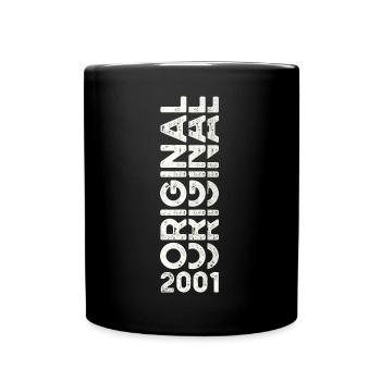 22nd Birthday Man Woman Original Vintage 2001 - Full Colour Mug - black - Front