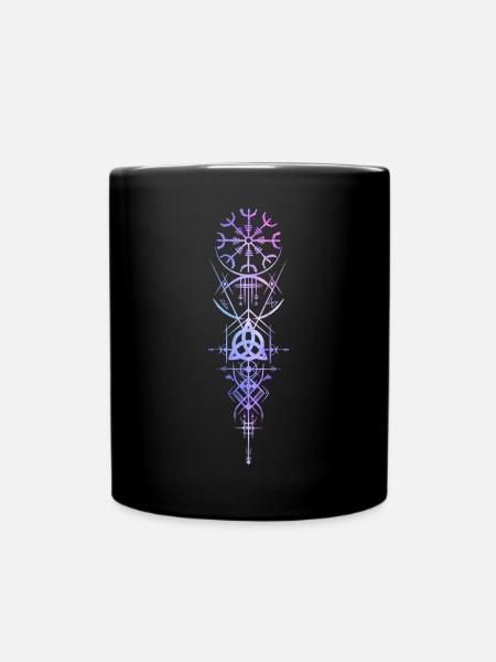 Helm of Awe Triskele Occulte Viking Celtes - Mug uni - noir