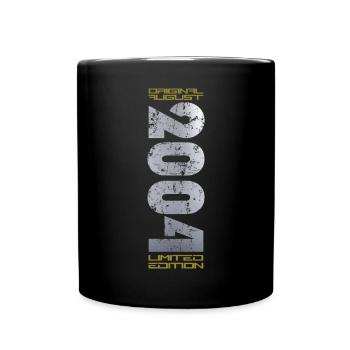 20th Birthday Original August 2004 Vintage 2004 - Full Colour Mug - black - Front