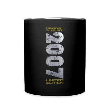 17ème Anniversaire Original Août 2007 Millésime 2007 - Mug uni - noir - Devant