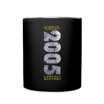 20th Birthday Original August 2005 Vintage 2005 - Full Colour Mug - black - Front