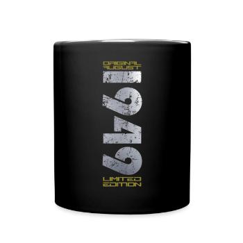 75th Birthday Original August 1949 Born 1949 - Full Colour Mug - black - Front
