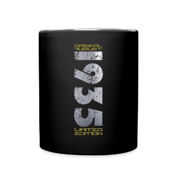 90th Birthday Original August 1935 Vintage 1935 - Full Colour Mug - black - Front