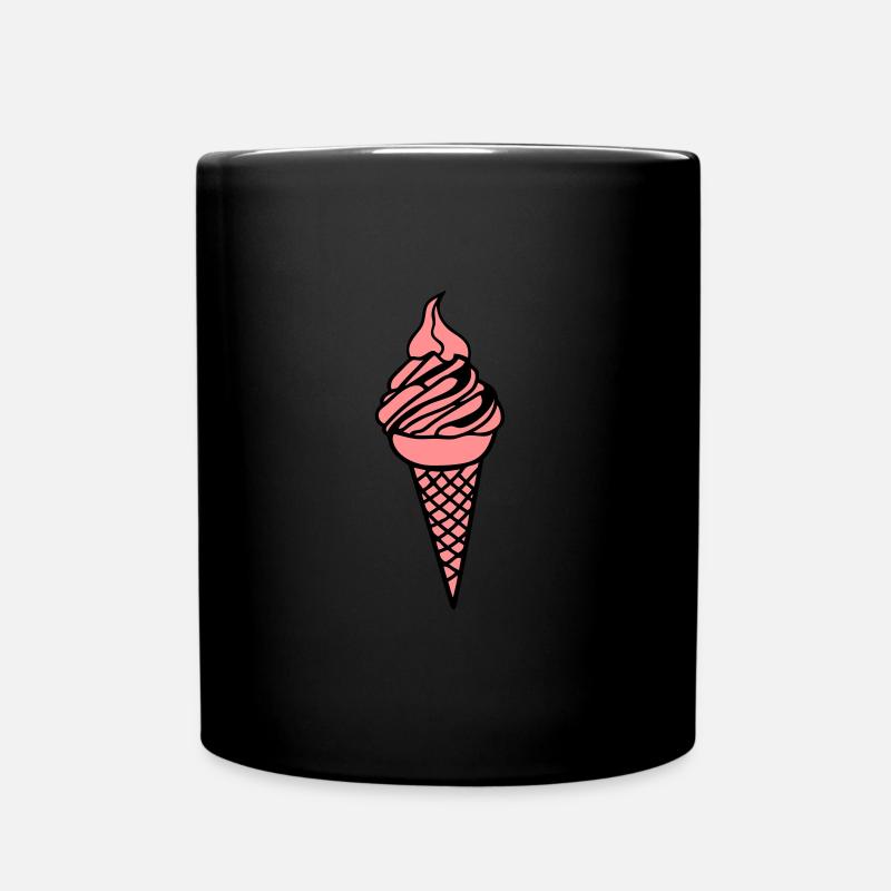 glace cornet italienne 1 - Mug uni - noir