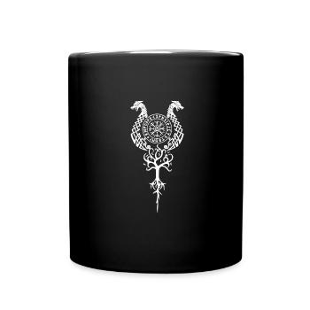 Viking Runes Symbol - Full Colour Mug - black - Front